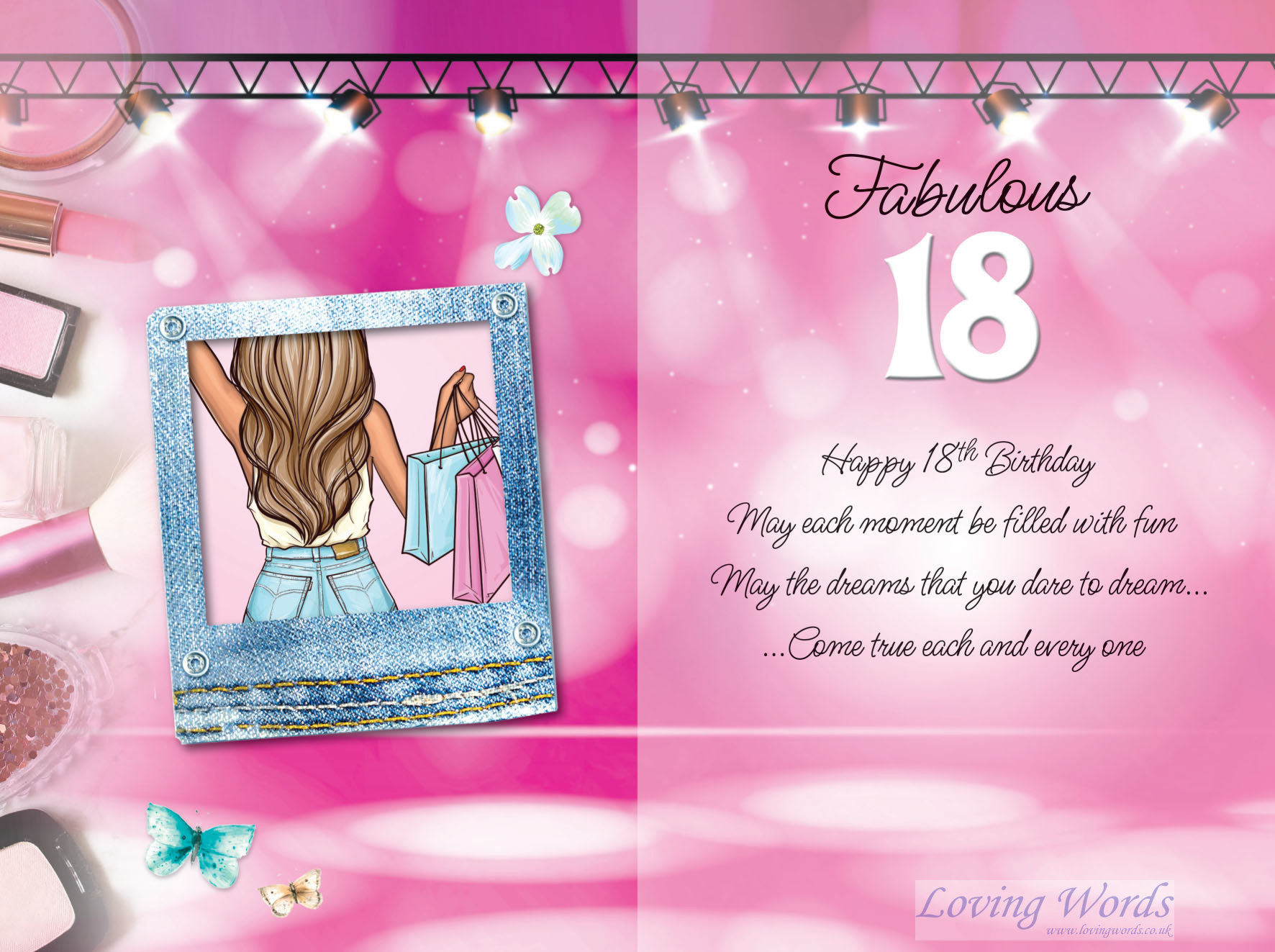 Fabulous 18th Birthday (Female) | Greeting Cards by Loving Words