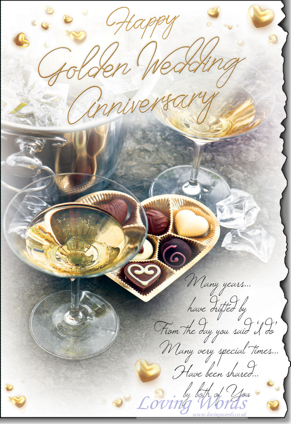 Golden Wedding Both | Greeting Cards by Loving Words