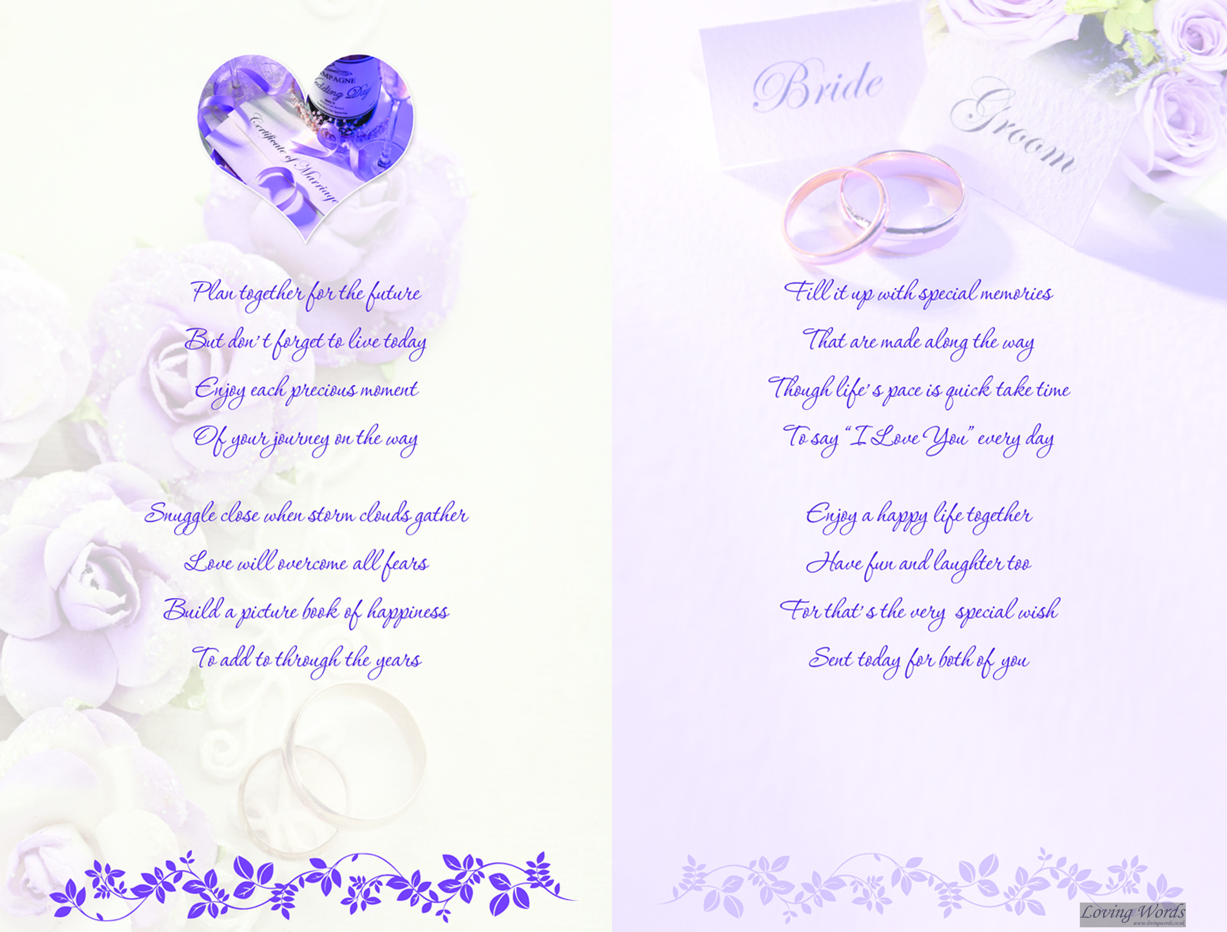 Son & Daughter Wedding Day | Greeting Cards by Loving Words