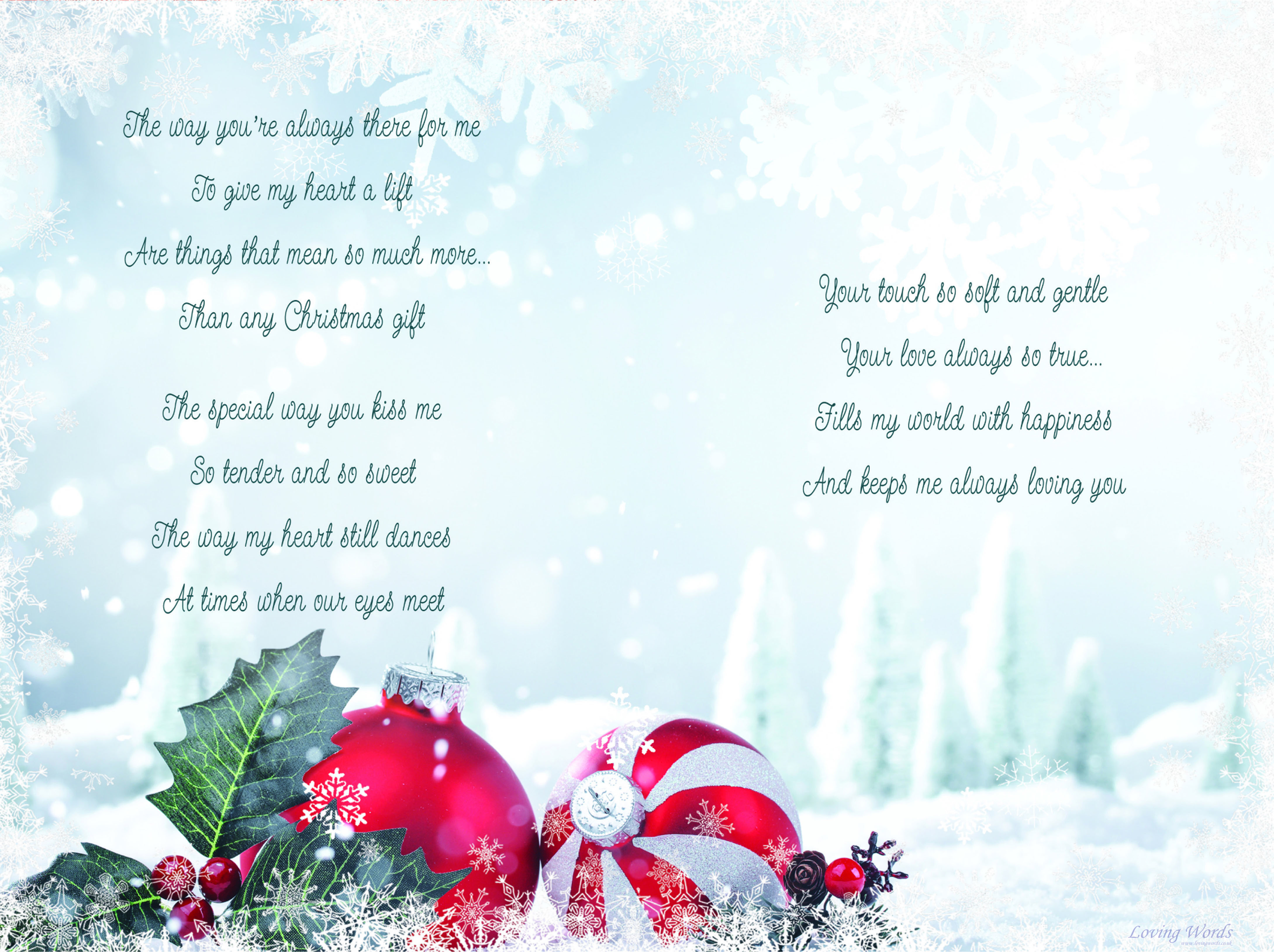 Love Husband at Christmas | Greeting Cards by Loving Words