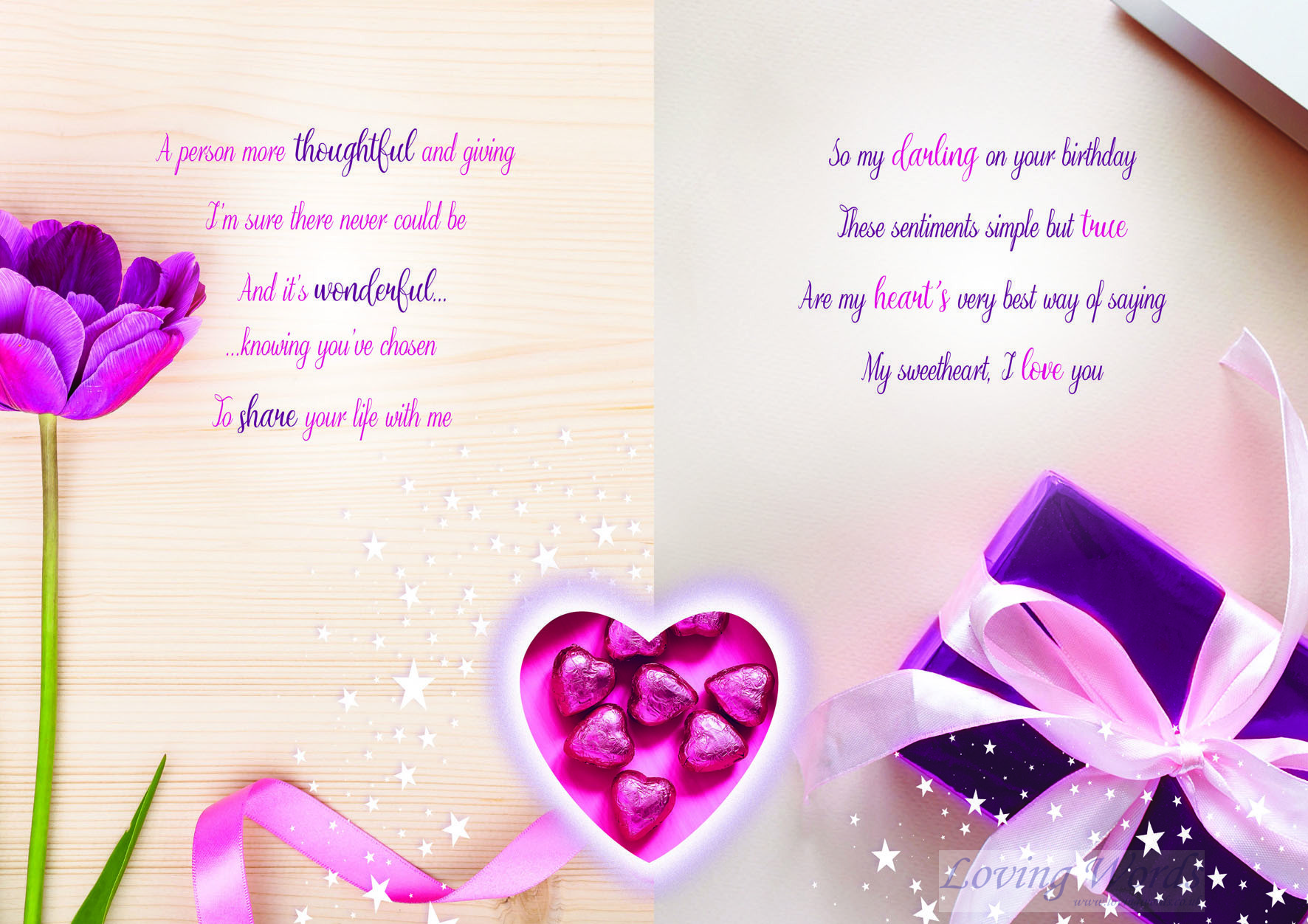 Wife Birthday | Greeting Cards By Loving Words