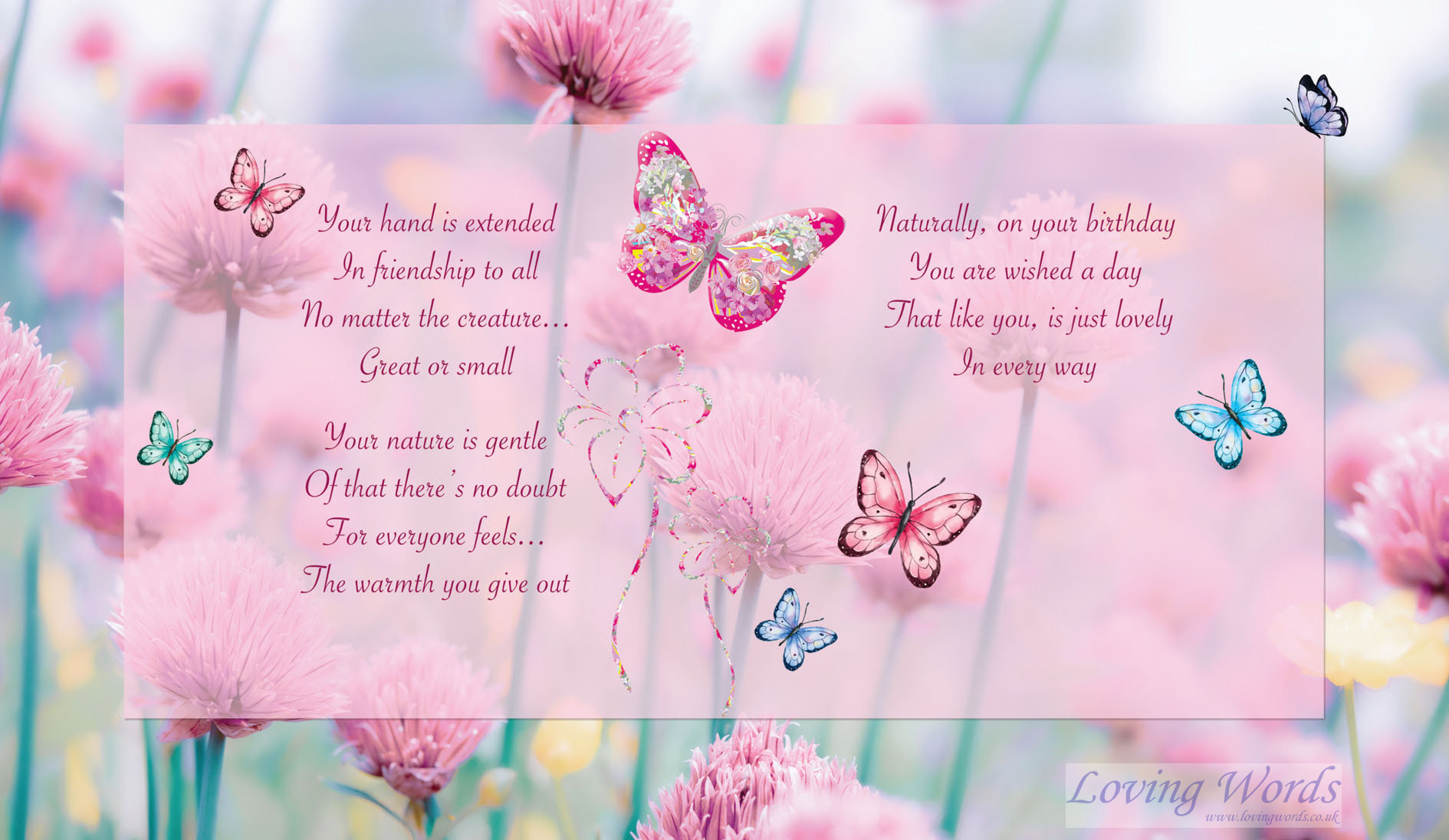 Wishing you a Blooming Lovely Birthday | Greeting Cards by Loving Words