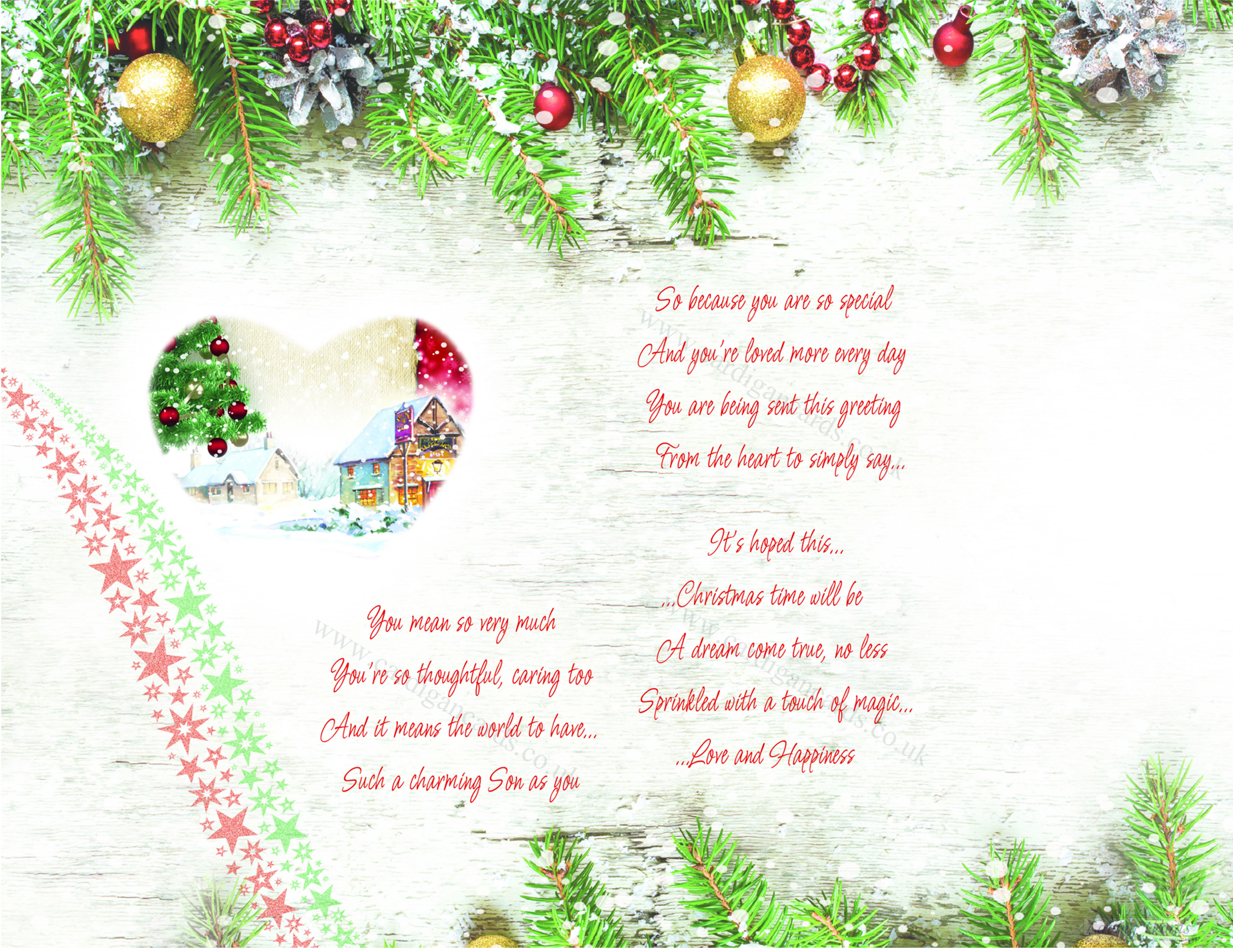 Amazing Son Christmas | Greeting Cards by Loving Words