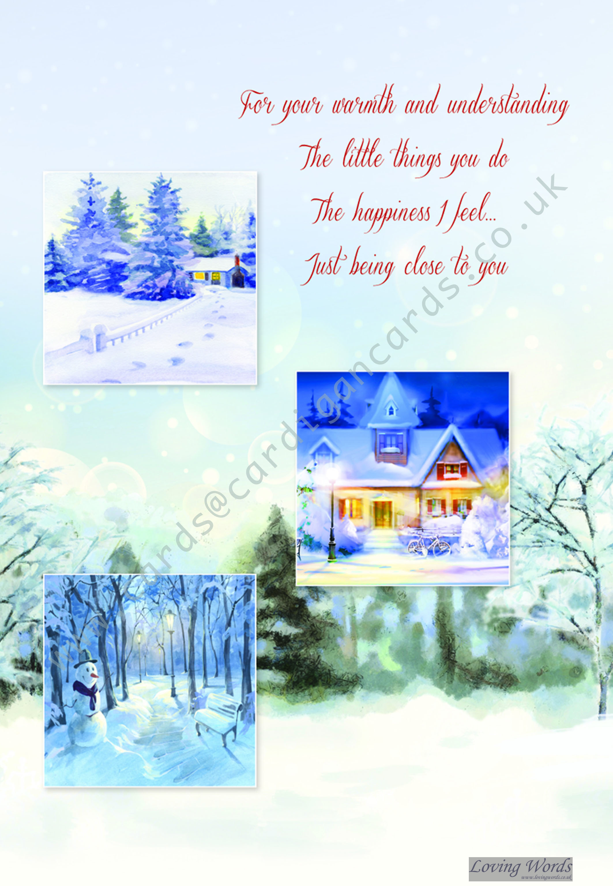 With Love Husband at Christmas | Greeting Cards by Loving Words