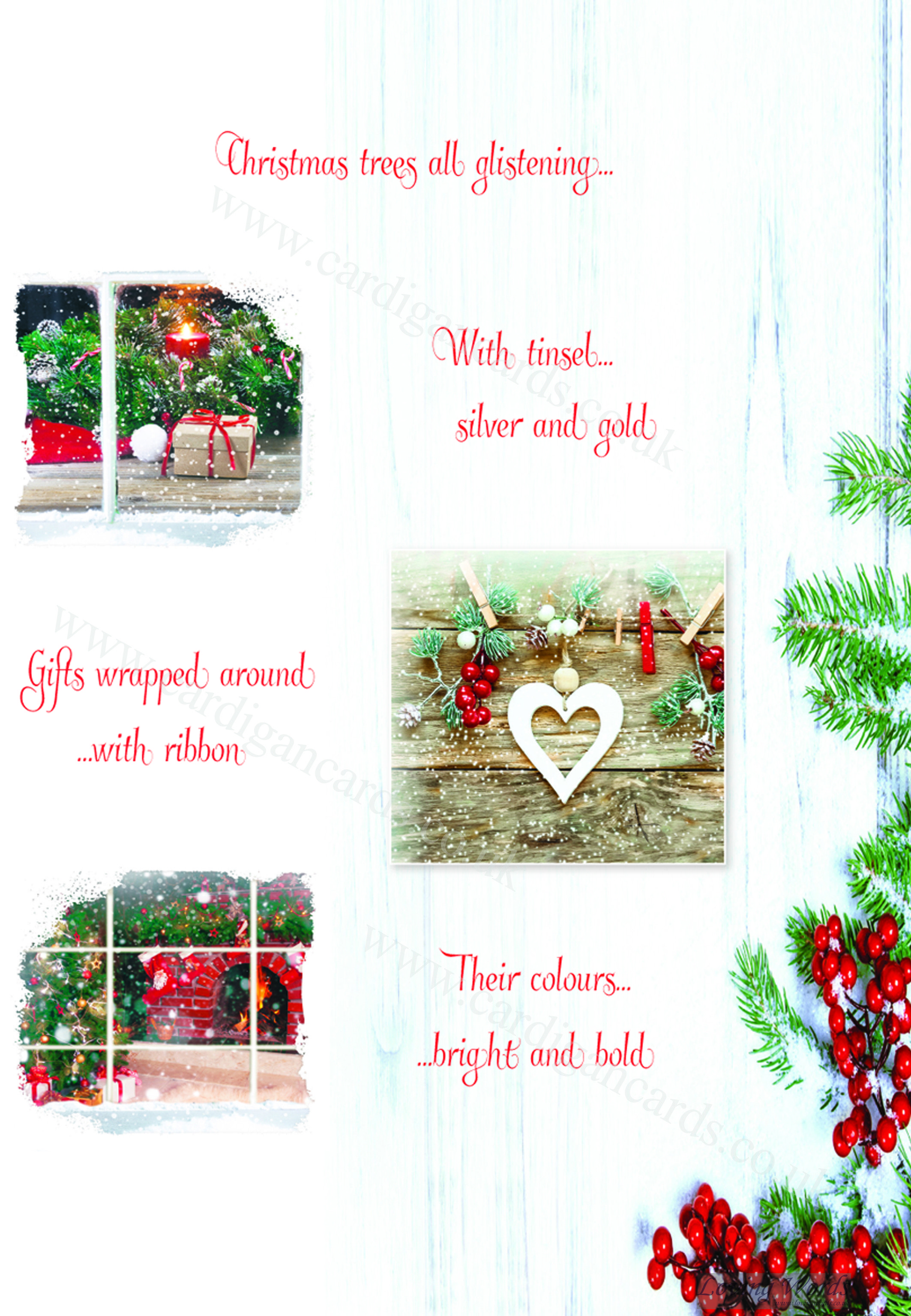 For my Mum with love at Christmas | Greeting Cards by Loving Words