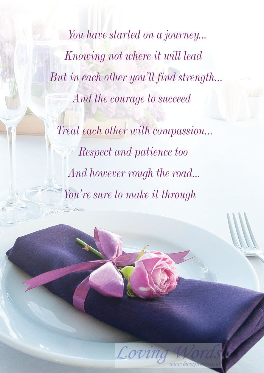  Daughter New Son in Law Wedding Greeting Cards by Loving Words