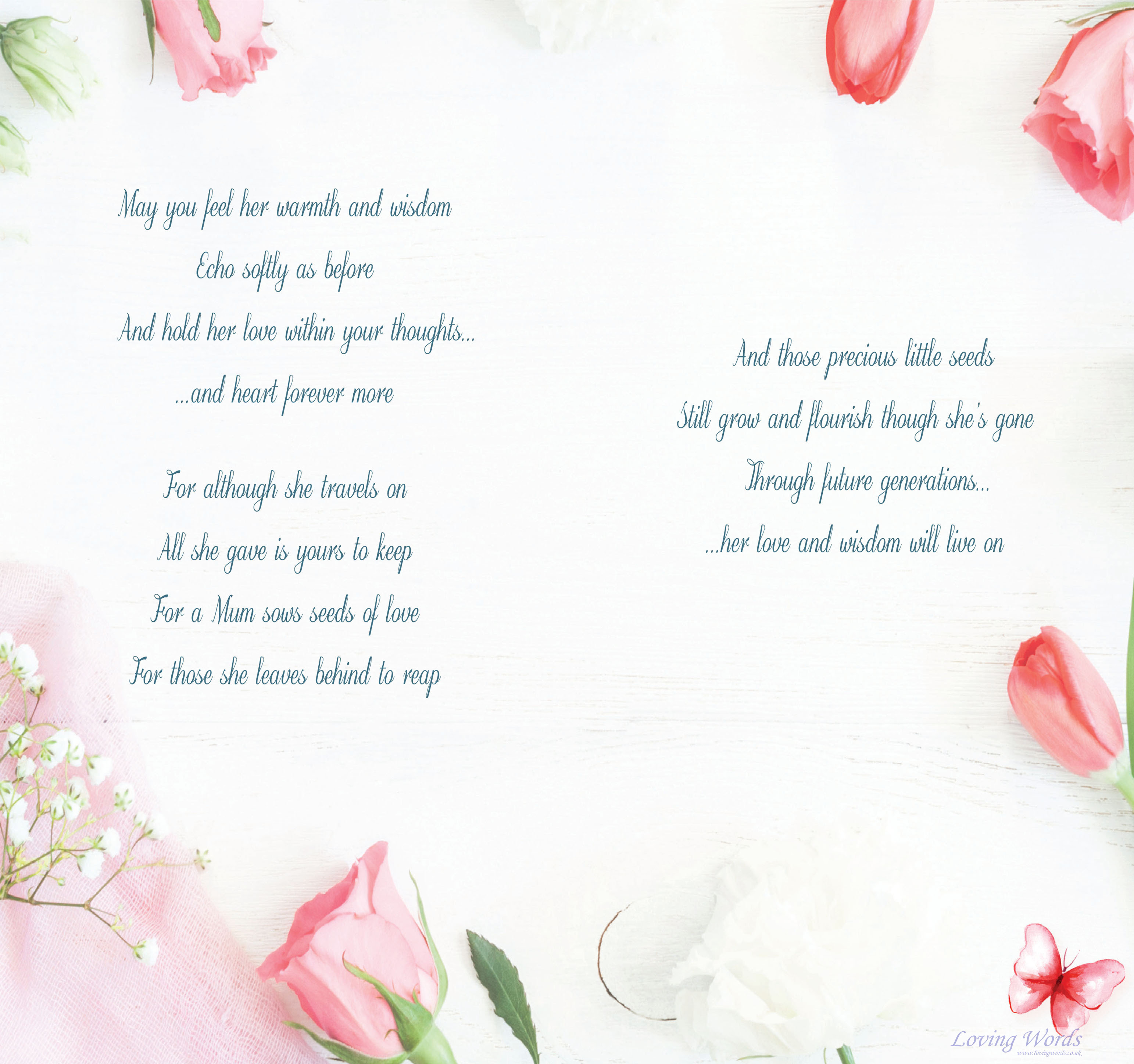 Loss of Mum | Greeting Cards by Loving Words