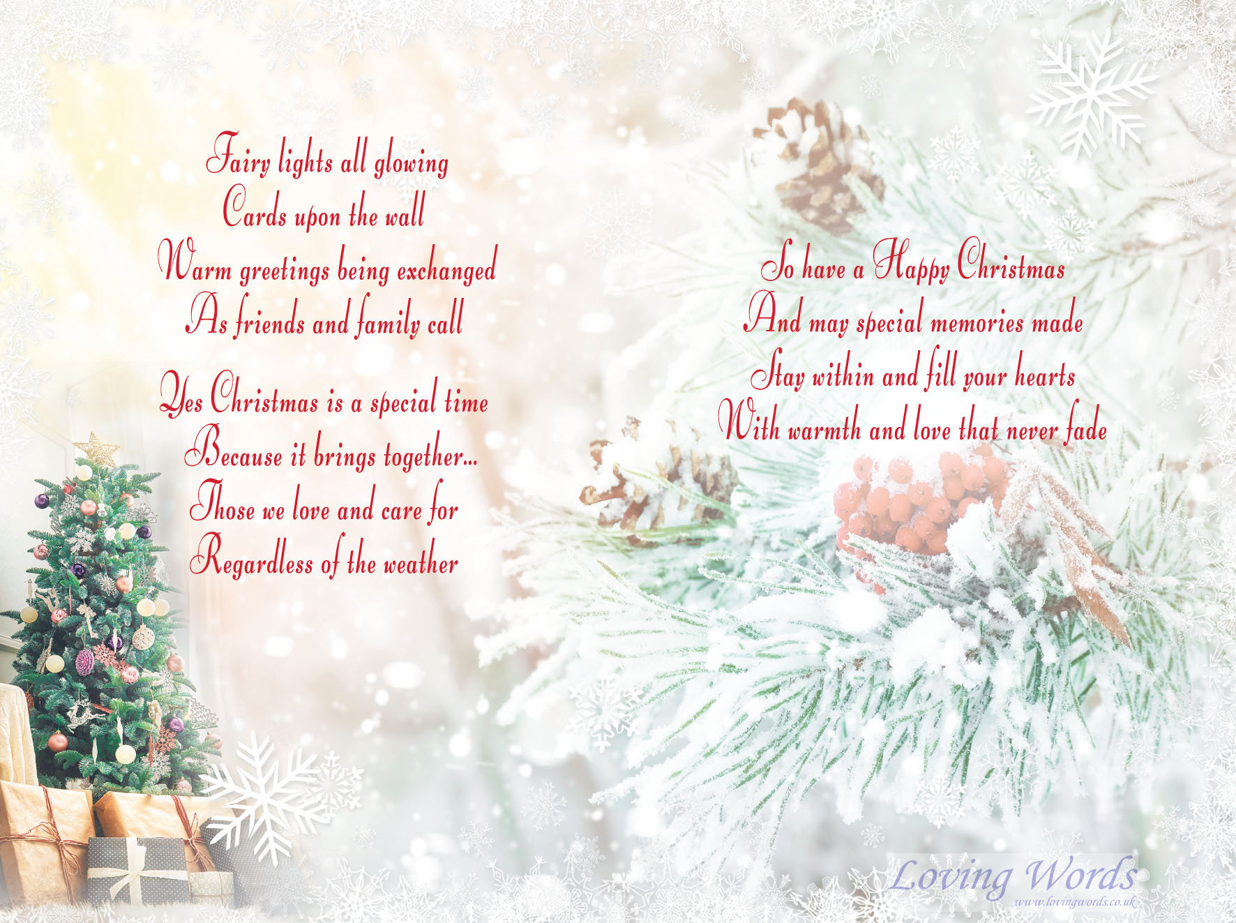 Merry Christmas All | Greeting Cards by Loving Words