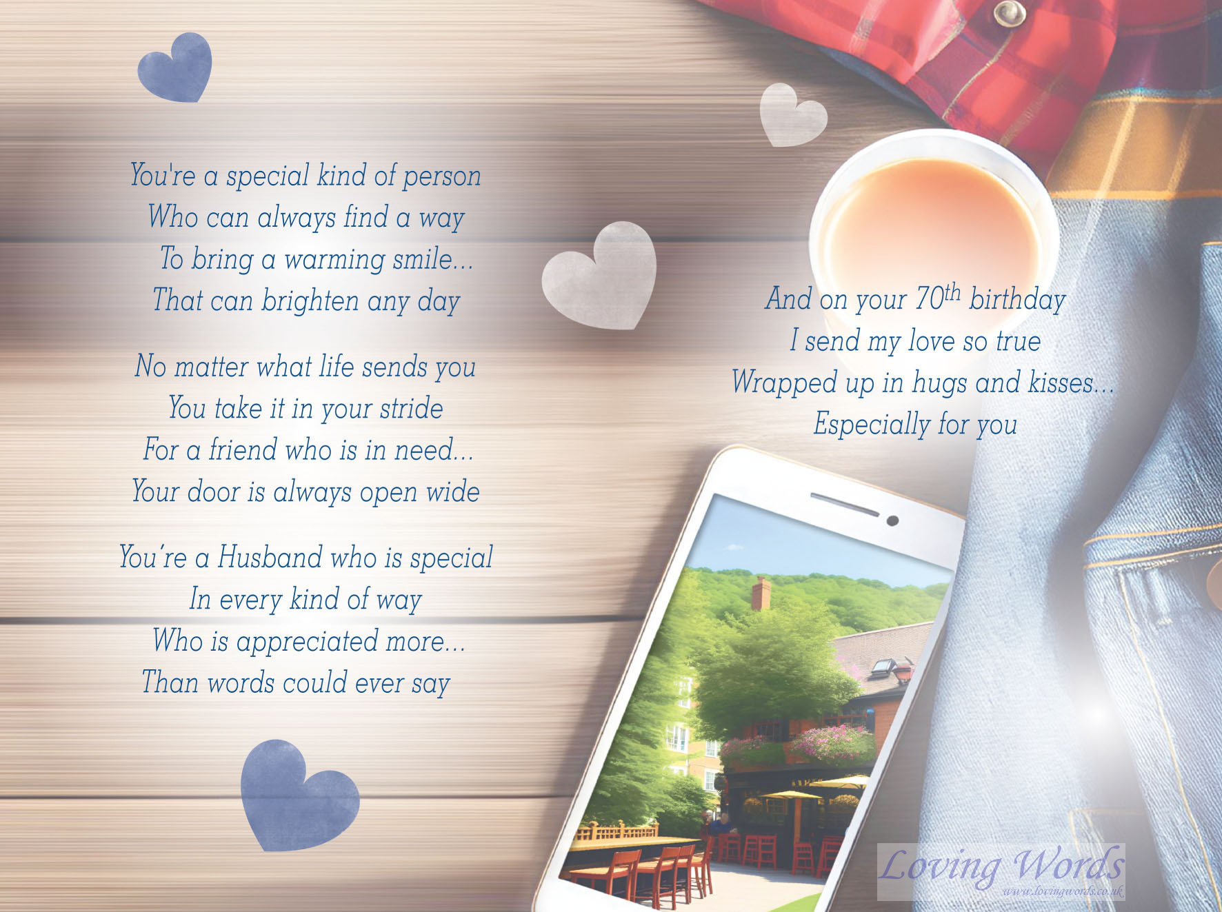 What Do I Write To My Husband On His 70th Birthday