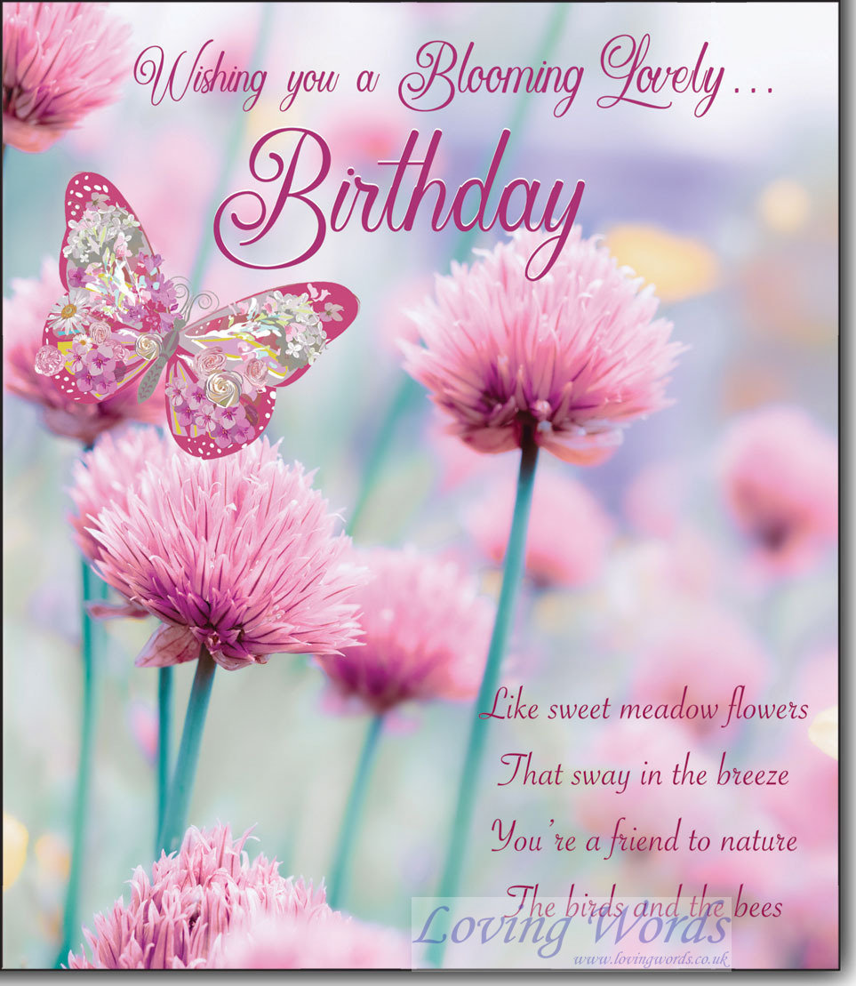 Wishing you a Blooming Lovely Birthday | Greeting Cards by Loving Words