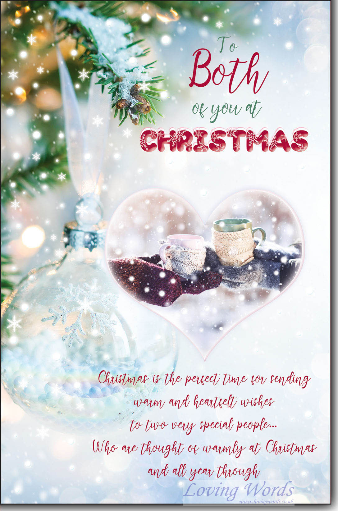 Both of You at Christmas | Greeting Cards by Loving Words