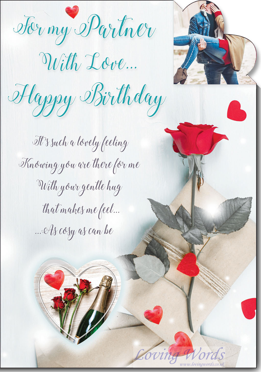 With Love Partner Birthday | Greeting Cards by Loving Words