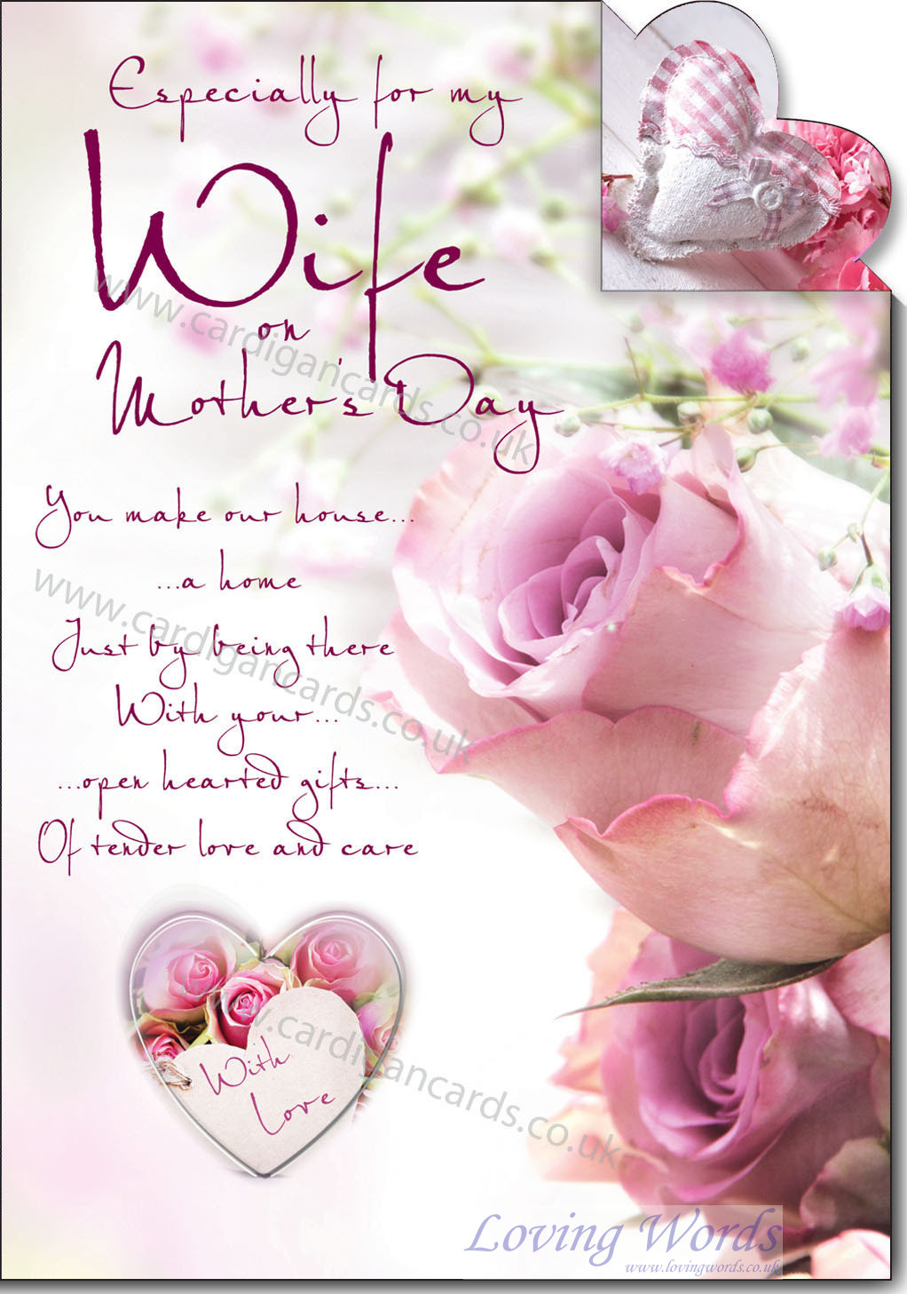 My Wife On Mother s Day Greeting Cards By Loving Words