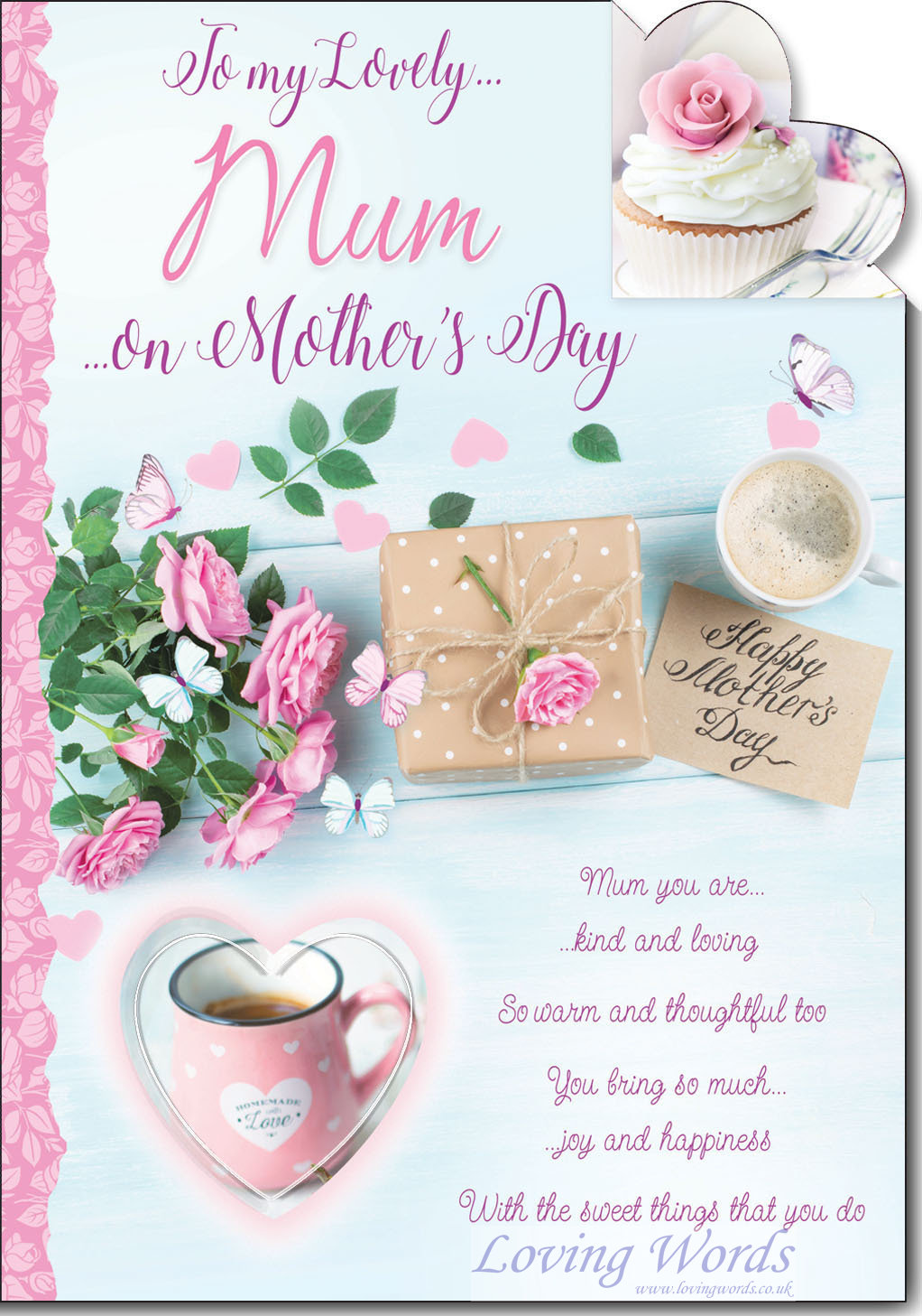 To My Lovely Mum On Mothers Day Greeting Cards By Loving Words