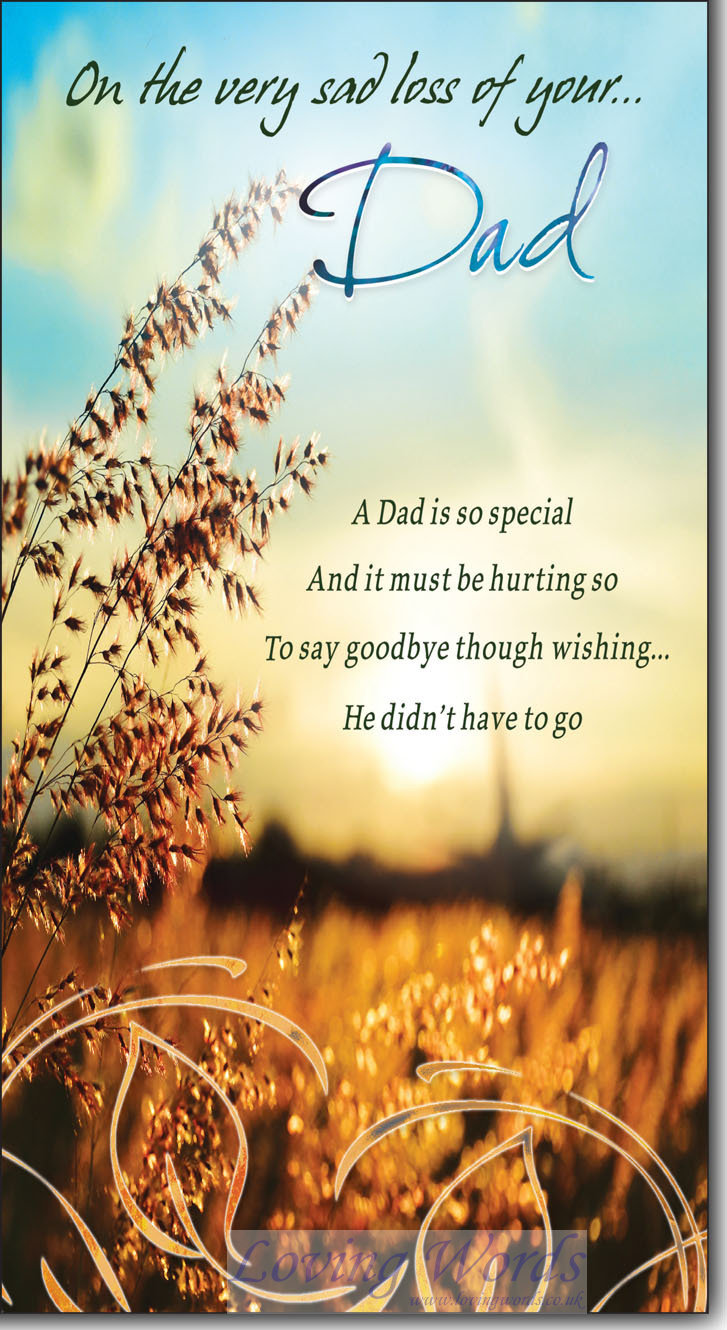 Loss Of Dad | Greeting Cards by Loving Words