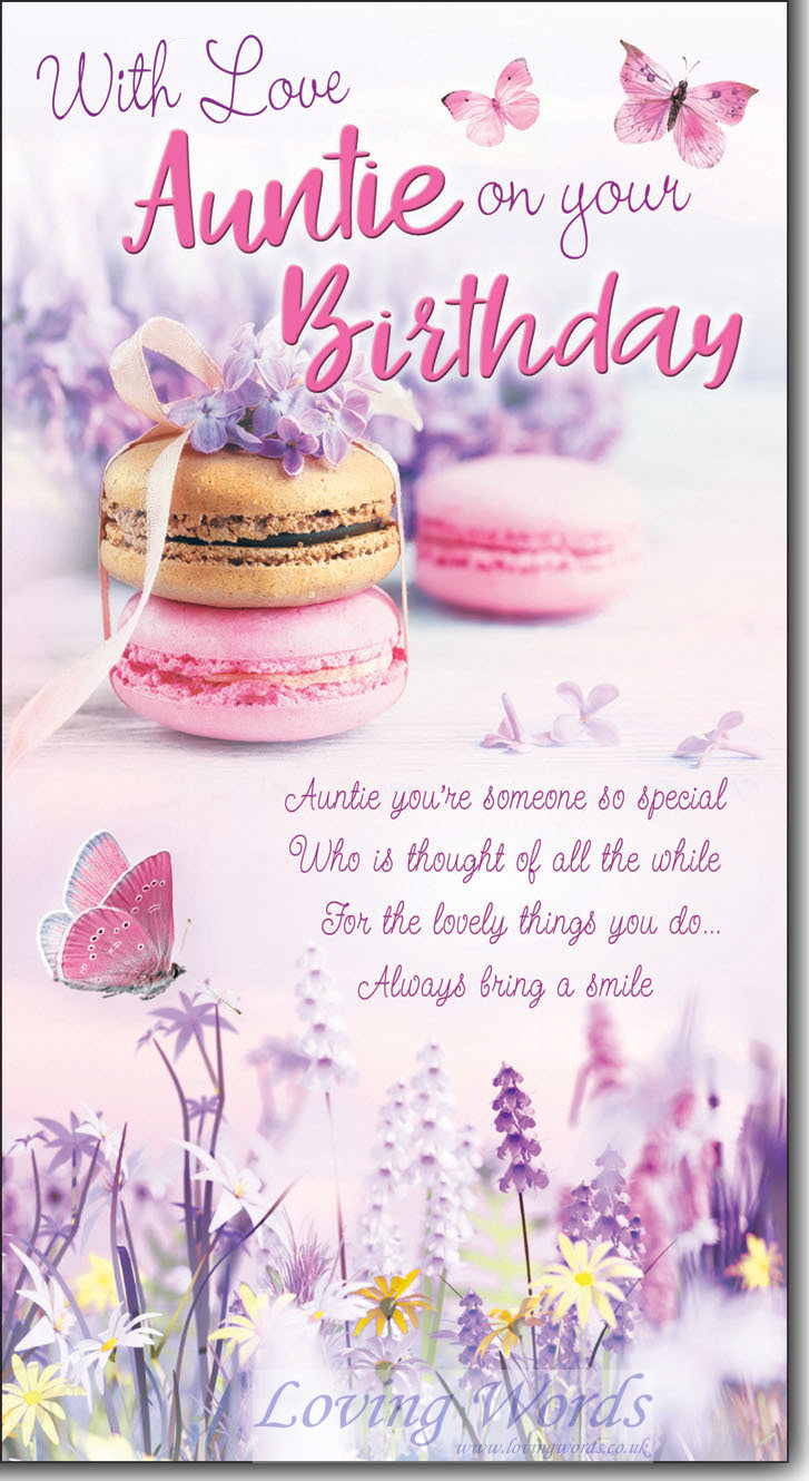Auntie Birthday | Greeting Cards by Loving Words