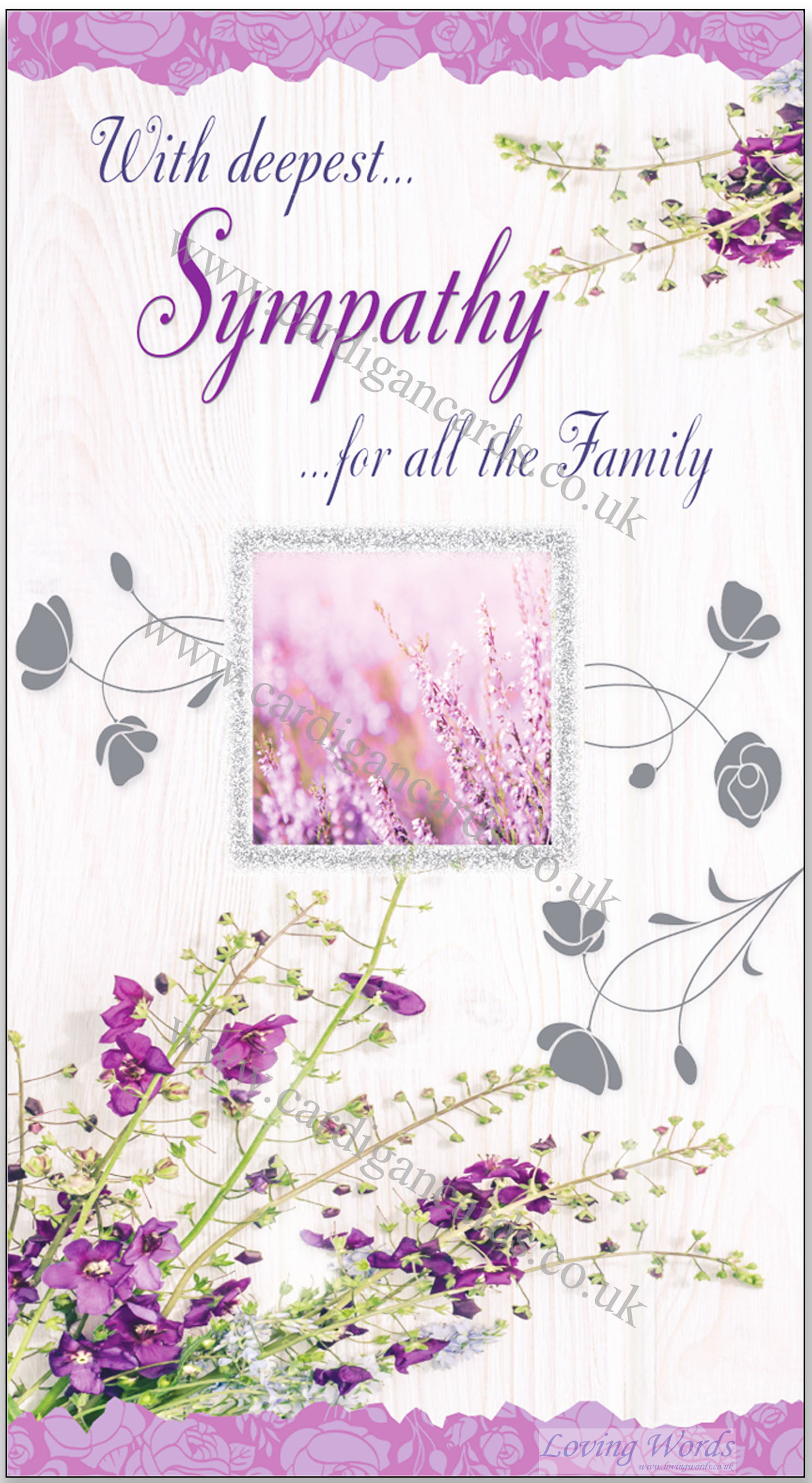 Sympathy for all the Family | Greeting Cards by Loving Words