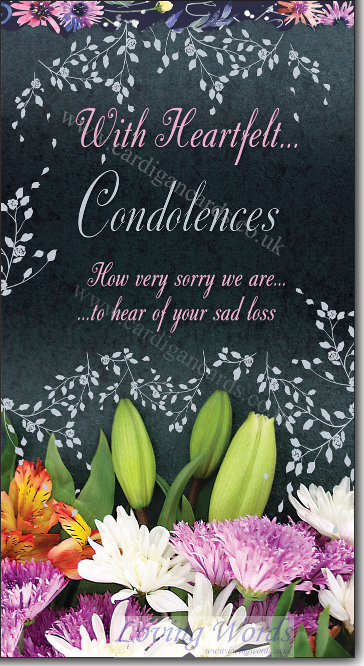 Heartfelt Condolences | Greeting Cards by Loving Words