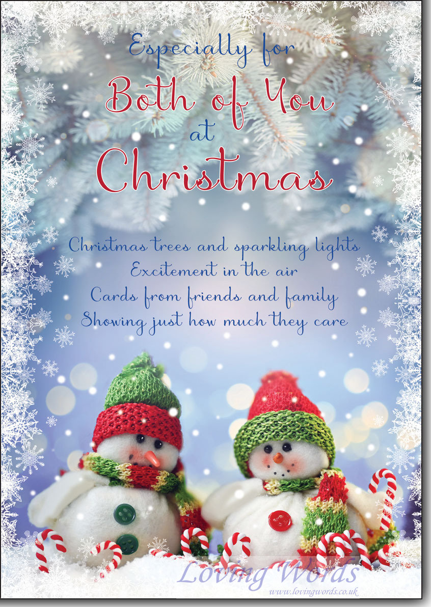 Especially For Both Of You At Christmas | Greeting Cards By Loving Words