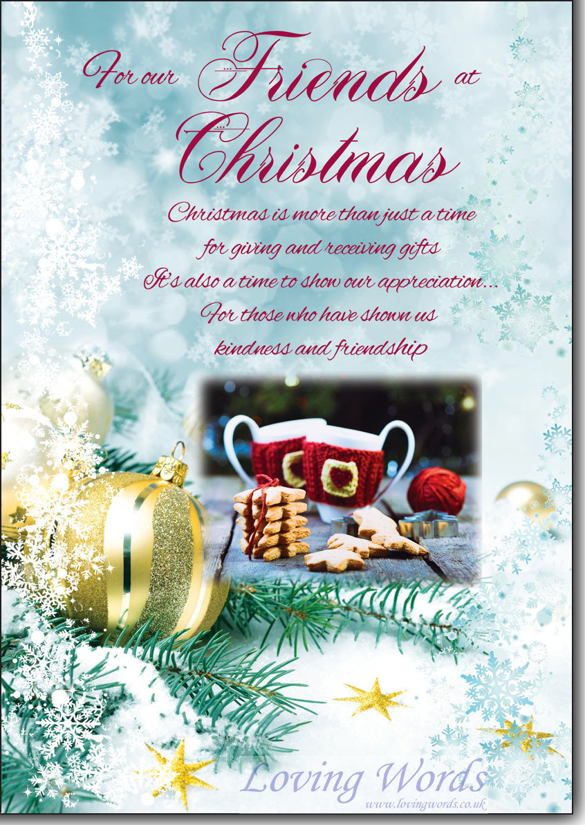 For Our Friends at Christmas | Greeting Cards by Loving Words