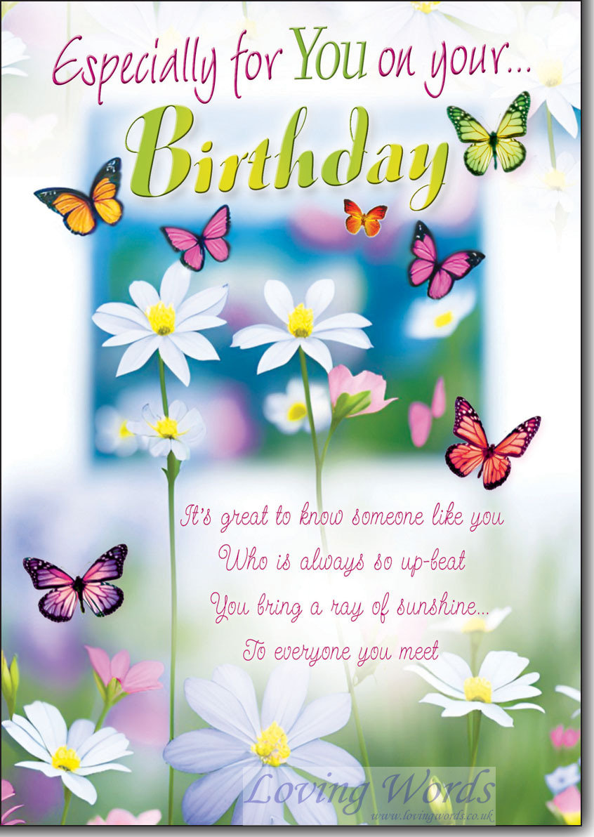 Especially for you on your Birthday | Greeting Cards by Loving Words