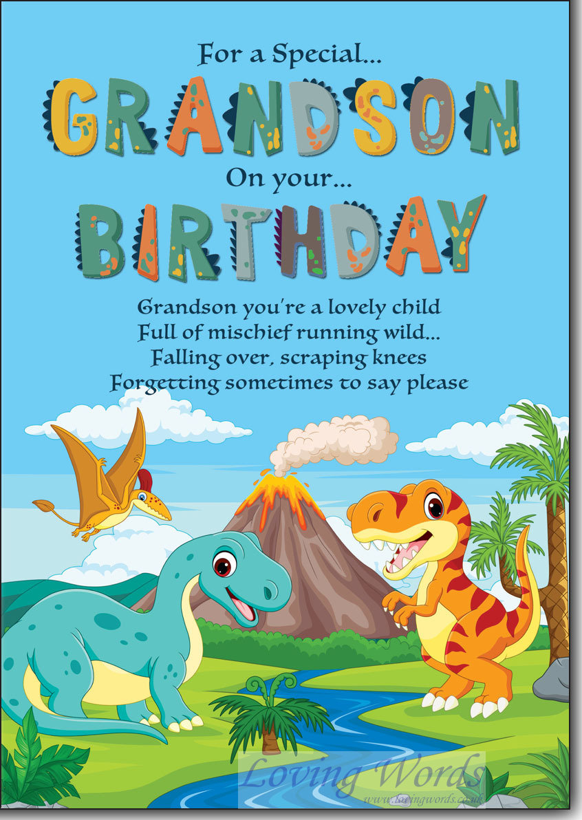 Grandson Birthday | Greeting Cards by Loving Words