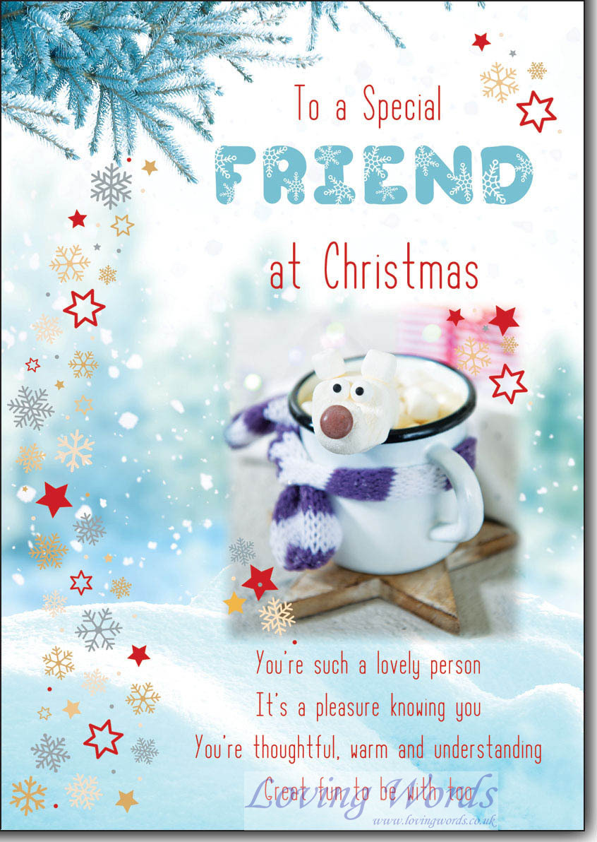 Especially for my Friend at Christmas | Greeting Cards by Loving Words