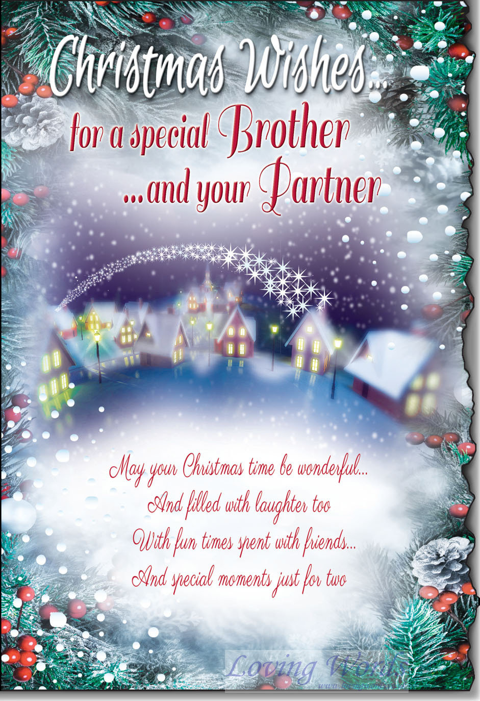 Christmas Wishes for a Special Brother and your Partner | Greeting ...