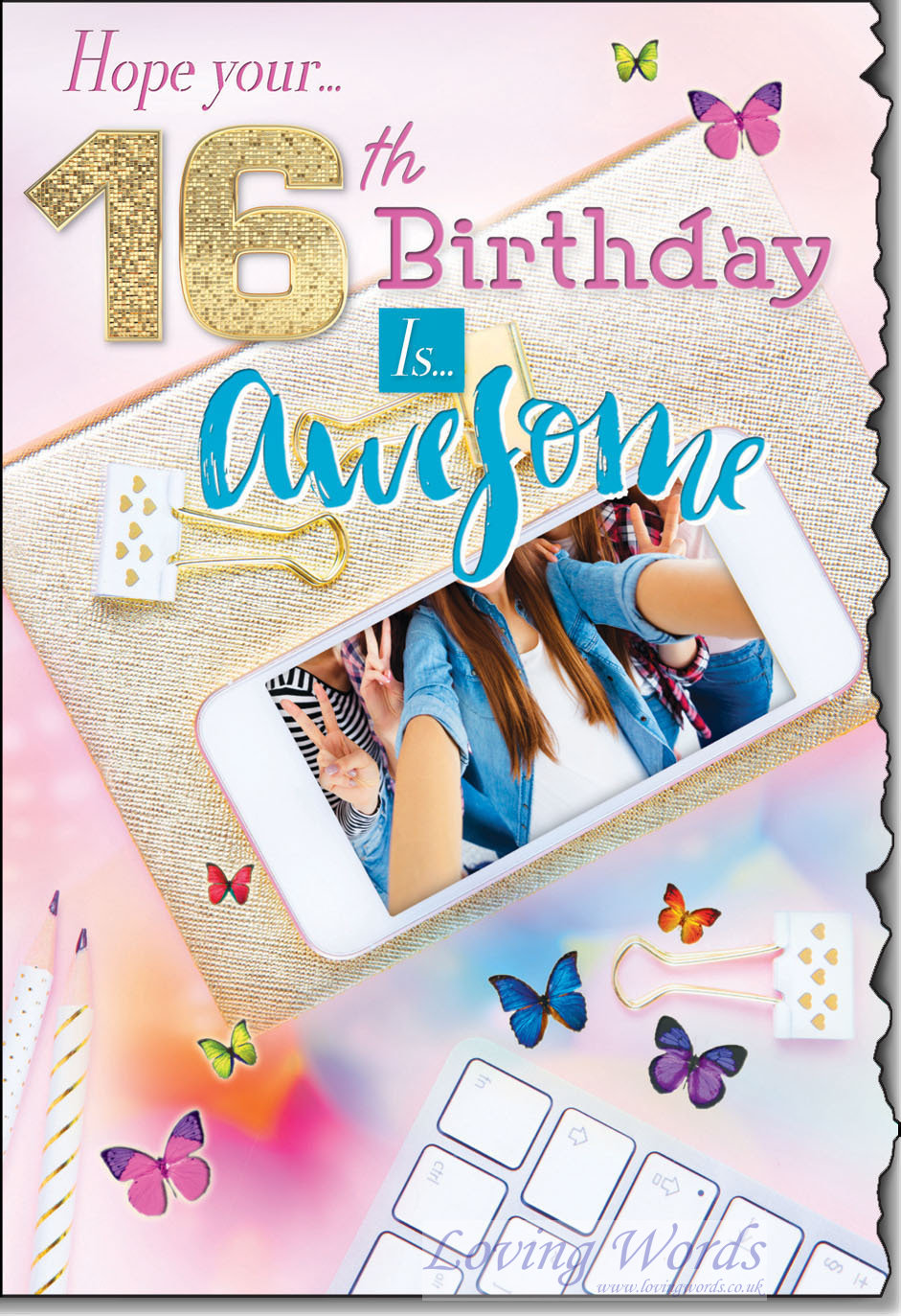 Happy 16th Birthday Female | Greeting Cards by Loving Words