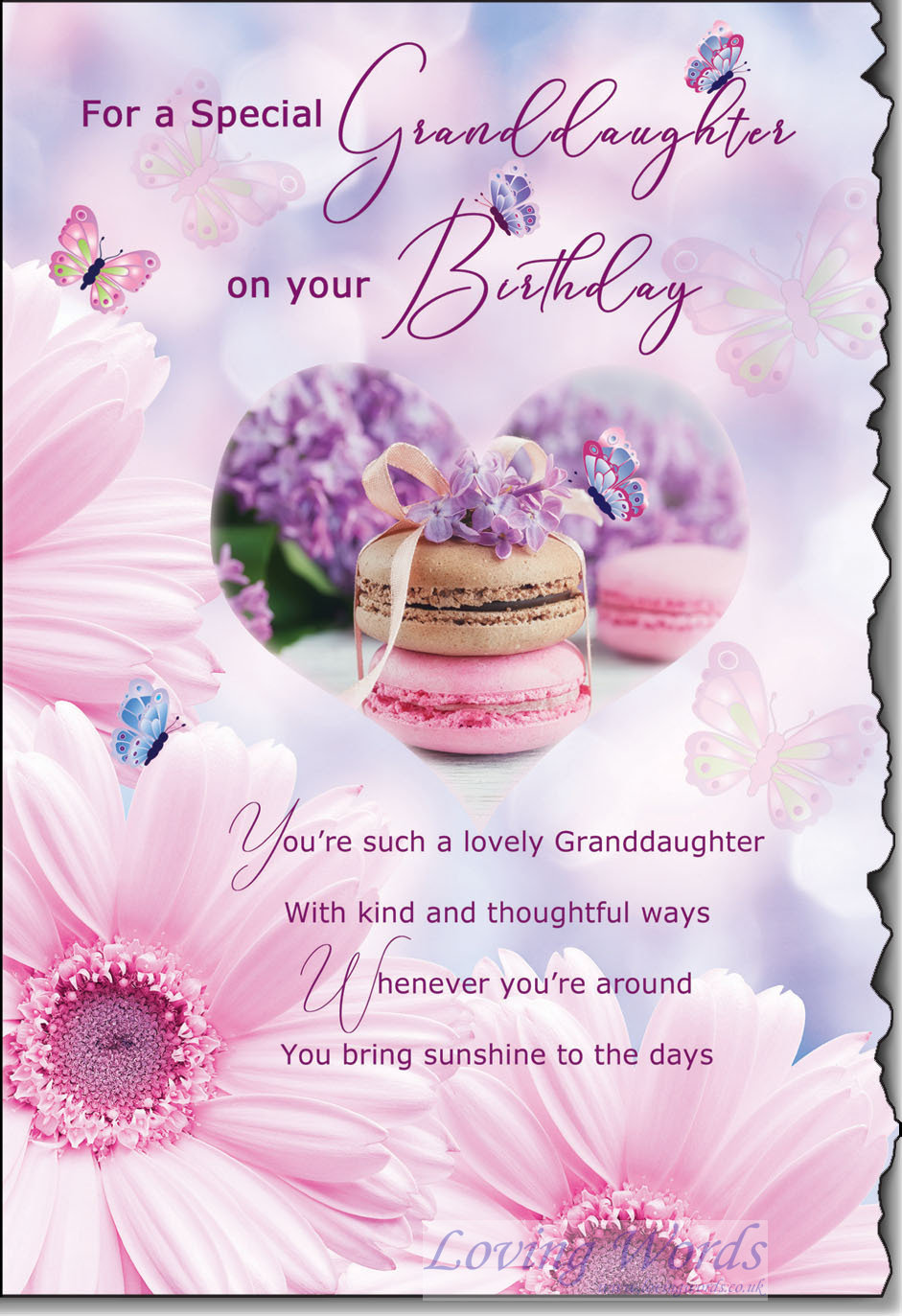 Granddaughter Birthday | Greeting Cards by Loving Words