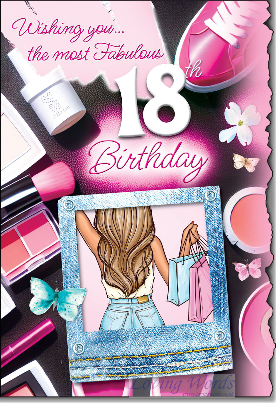 Fabulous 18th Birthday Female Greeting Cards By Loving Words 5569