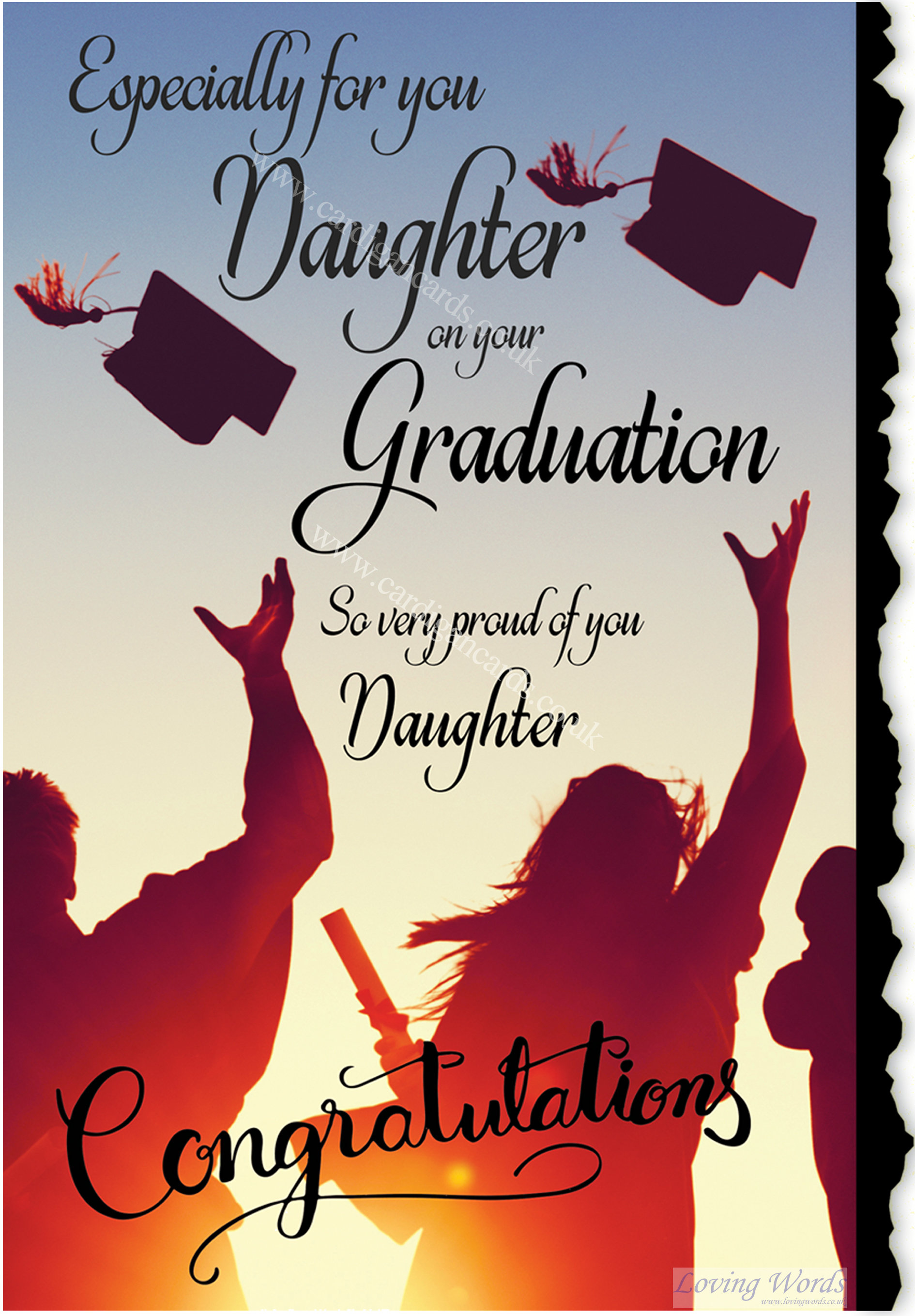 Daughter Graduation | Greeting Cards by Loving Words