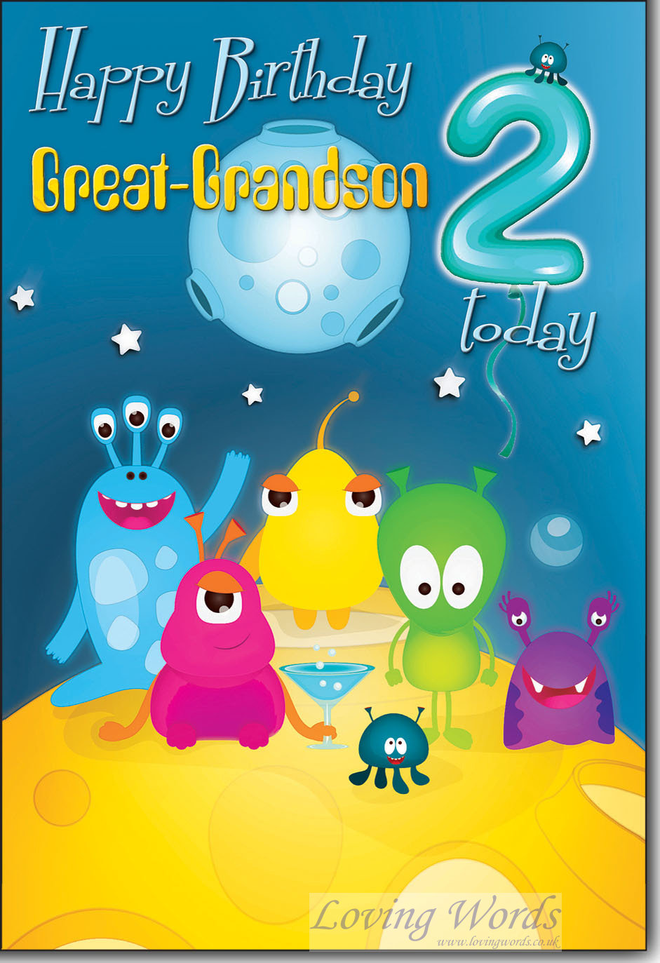 For Great-Grandson 2 Today | Greeting Cards by Loving Words